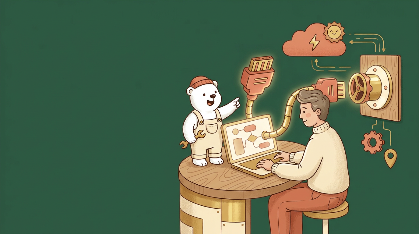 Illustration för lektionen Actions & API
