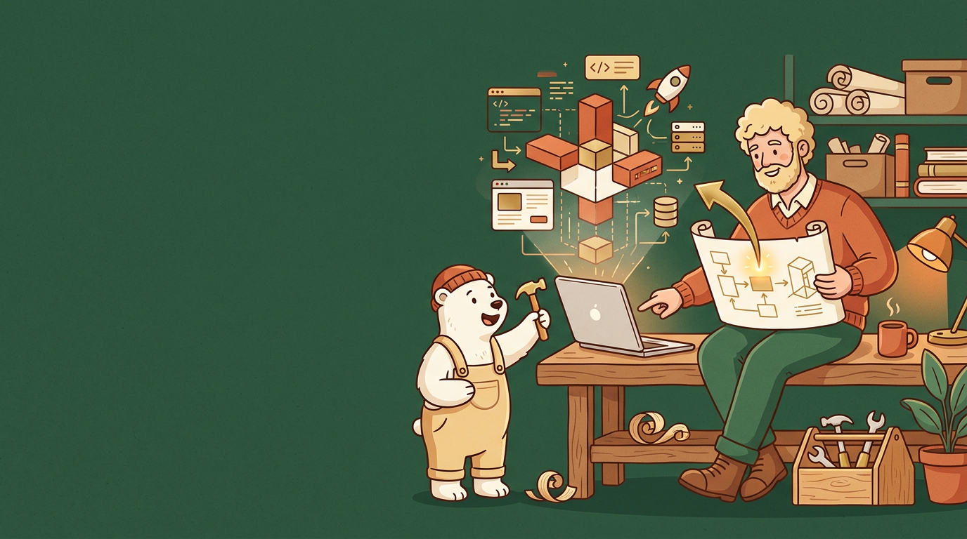 Illustration för lektionen AI Agent för hela projektet