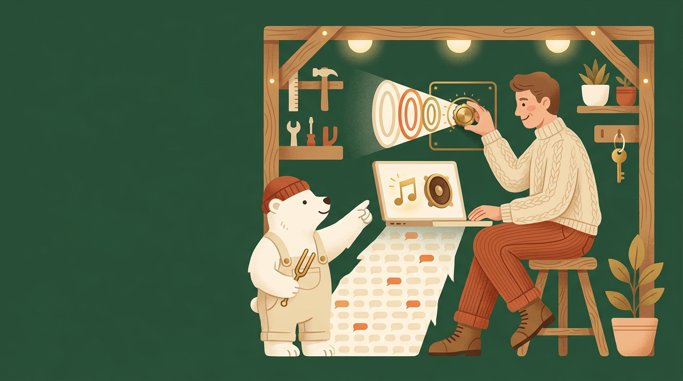 Illustration för lektionen Instruktioner som styr tonen
