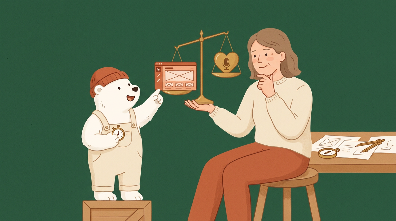 Illustration för lektionen När Framer slår Lovable