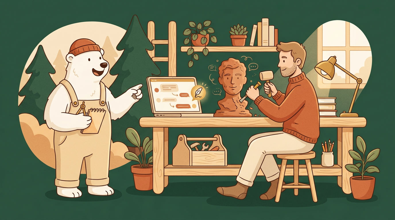 Illustration för lektionen Skrivstöd från utkast till klart