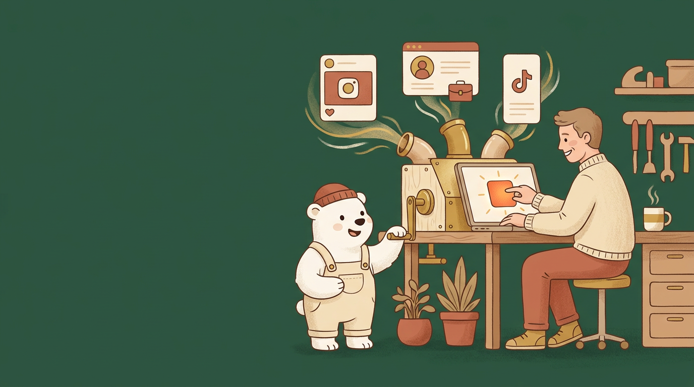 Illustration för lektionen Sociala inlägg på 5 min