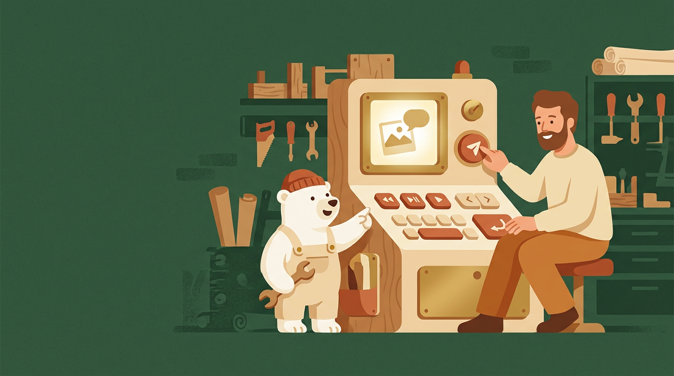 Illustration för lektionen Telegram: svar, media och knappar