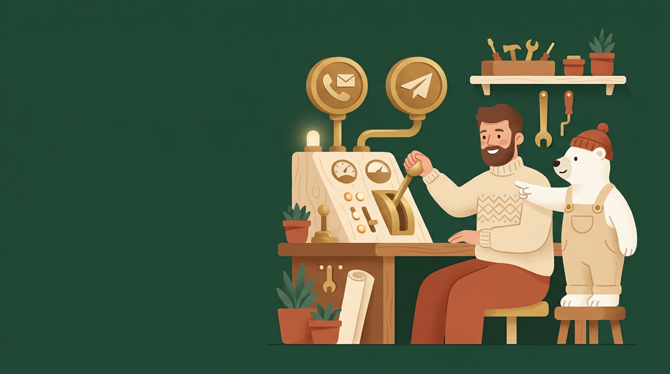 Illustration för lektionen Val av kanal: Telegram vs WhatsApp